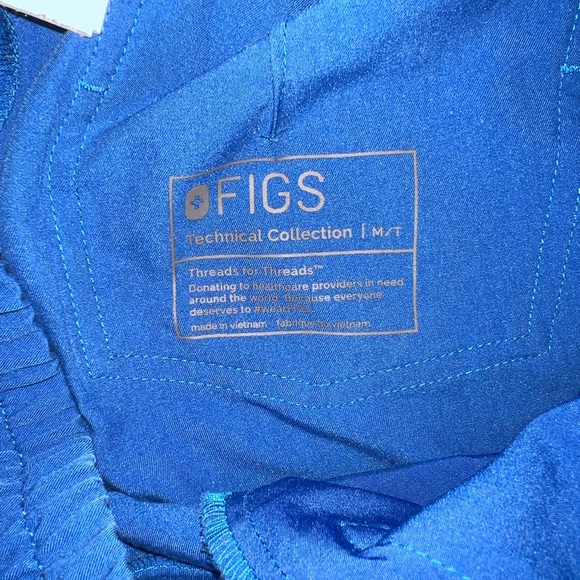 Figs Women’s Royal Blue High Waisted Joggers - Picture 7 of 7